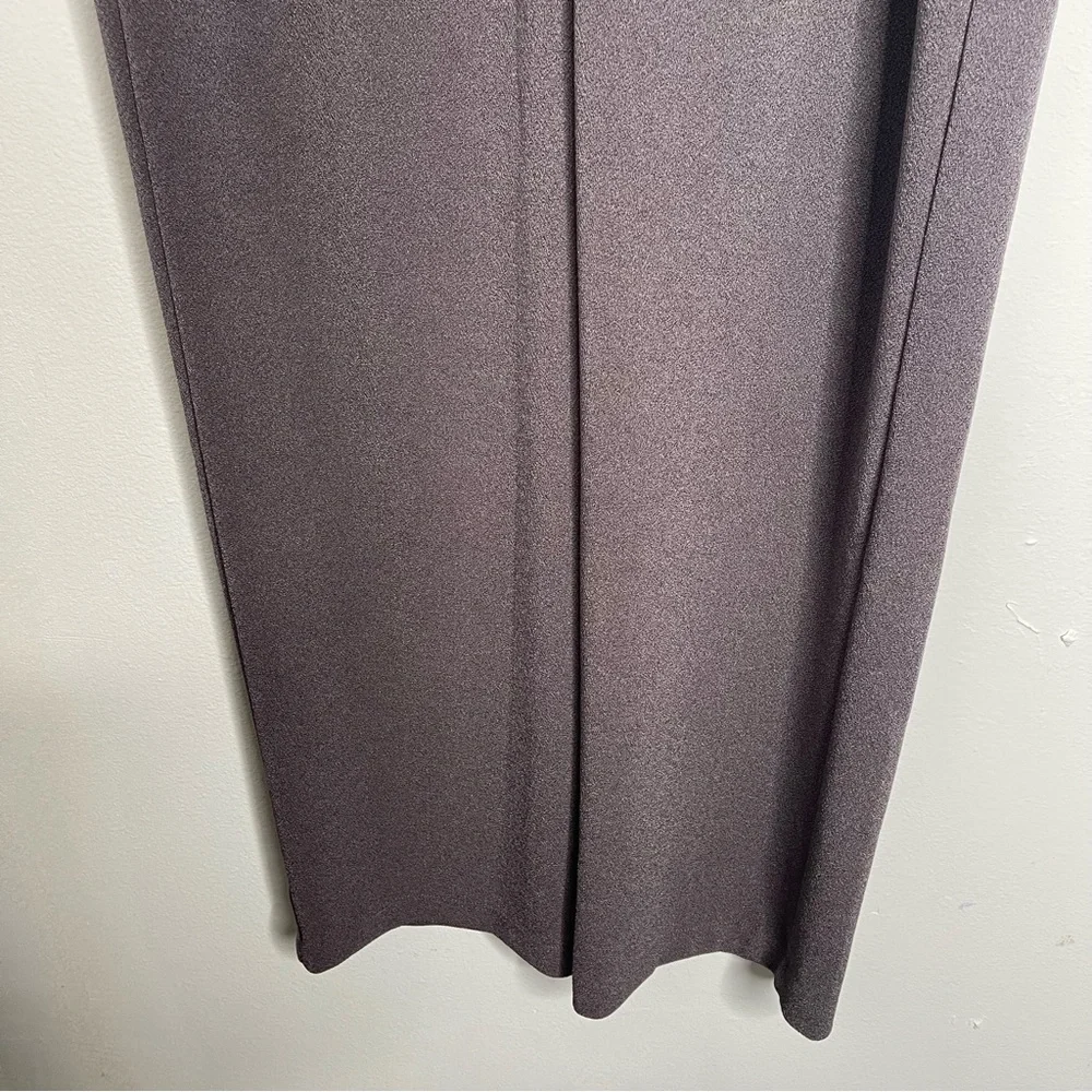 Easywear by Chico's Crepe Sharryl Pull On Pants in Chelsea Gray Size 3